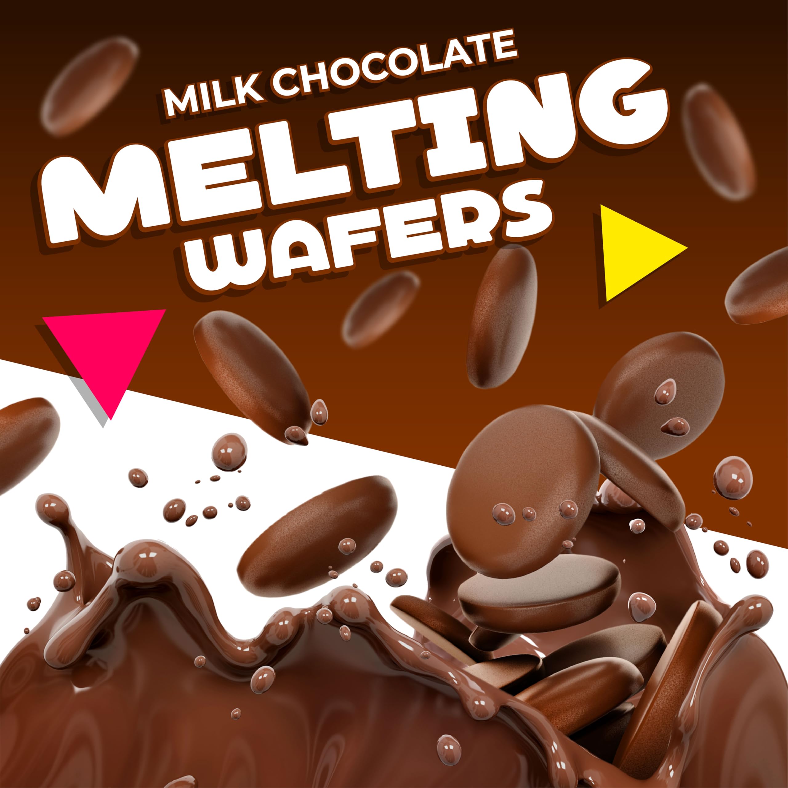 LAETAFOOD Merckens wafers ideal for cookies and cake pops.