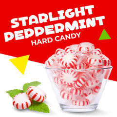 LAETAFOOD old-fashioned hard candy pieces with peppermint swirls.