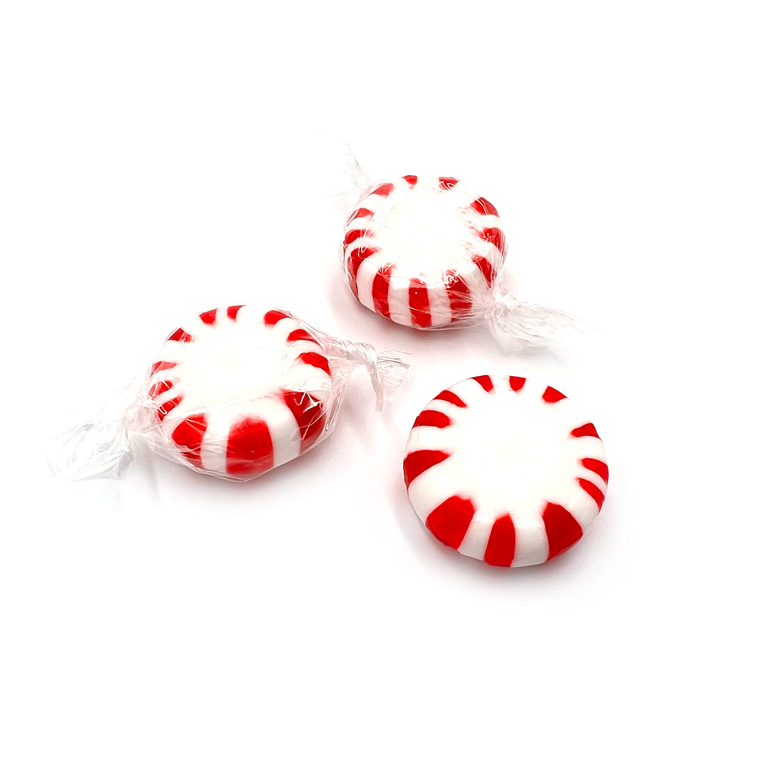 LAETAFOOD peppermint mints displayed on an office desk.