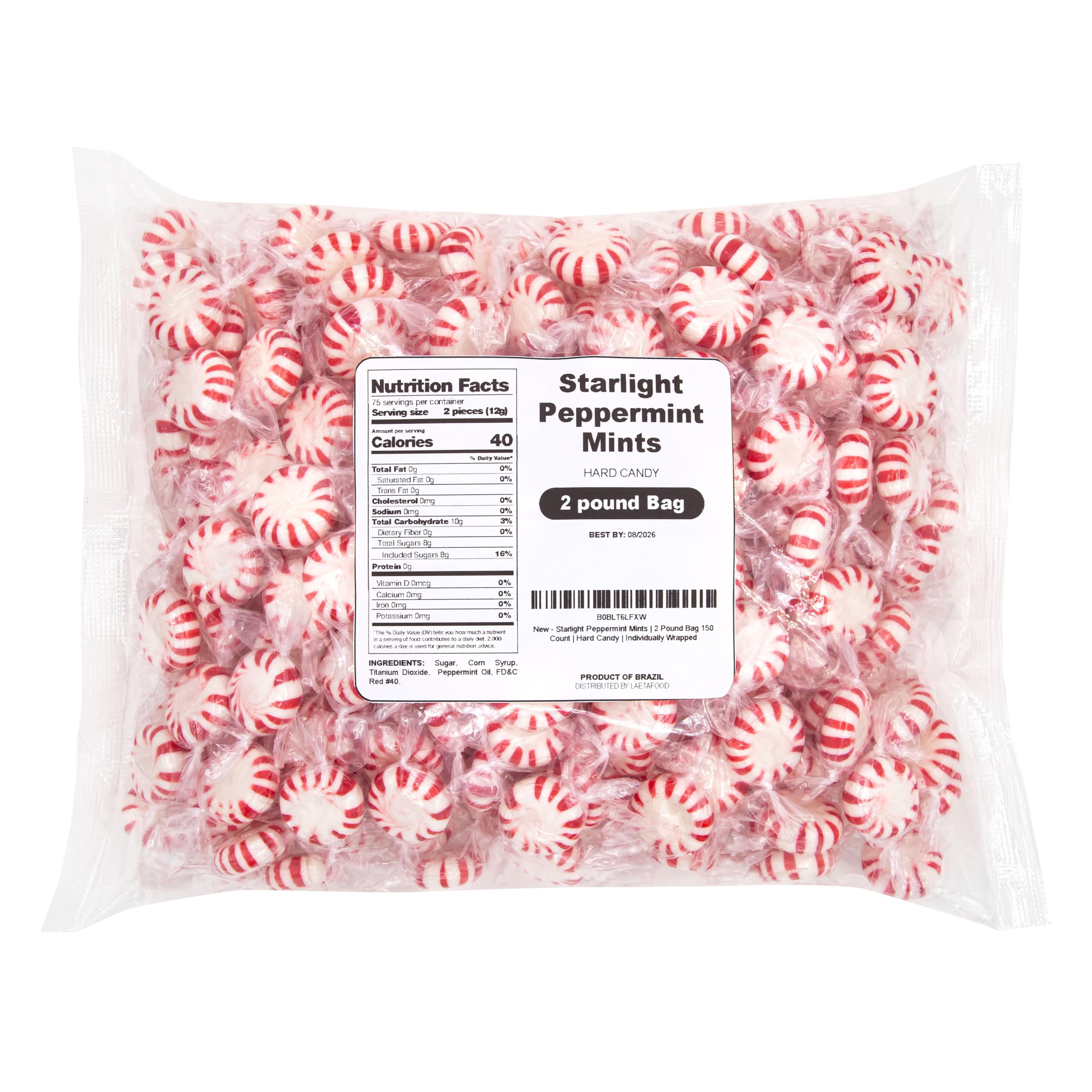 Starlight Peppermint Mints red design enhances festive appeal.