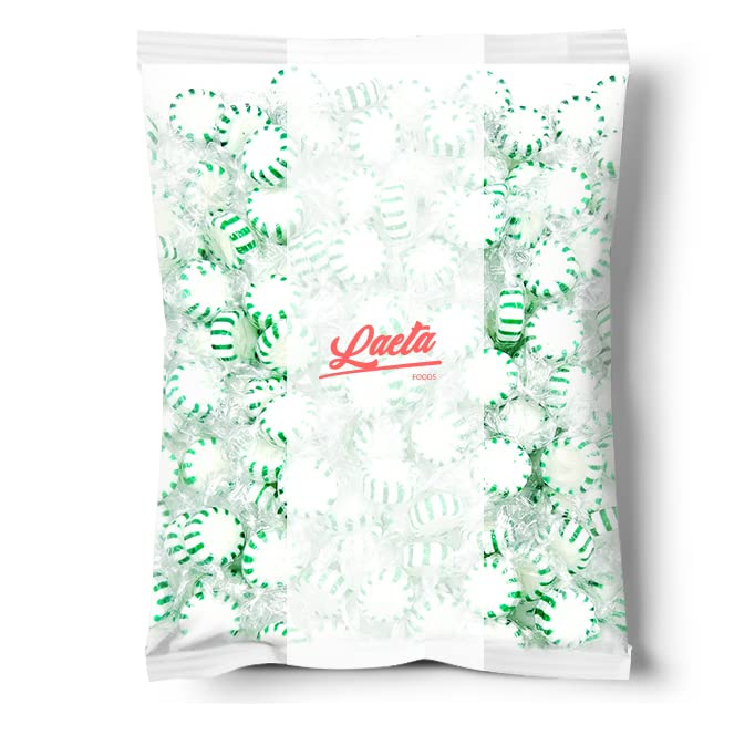 Laetafood Starlight Spearmint Mints individually wrapped for convenient snacking.