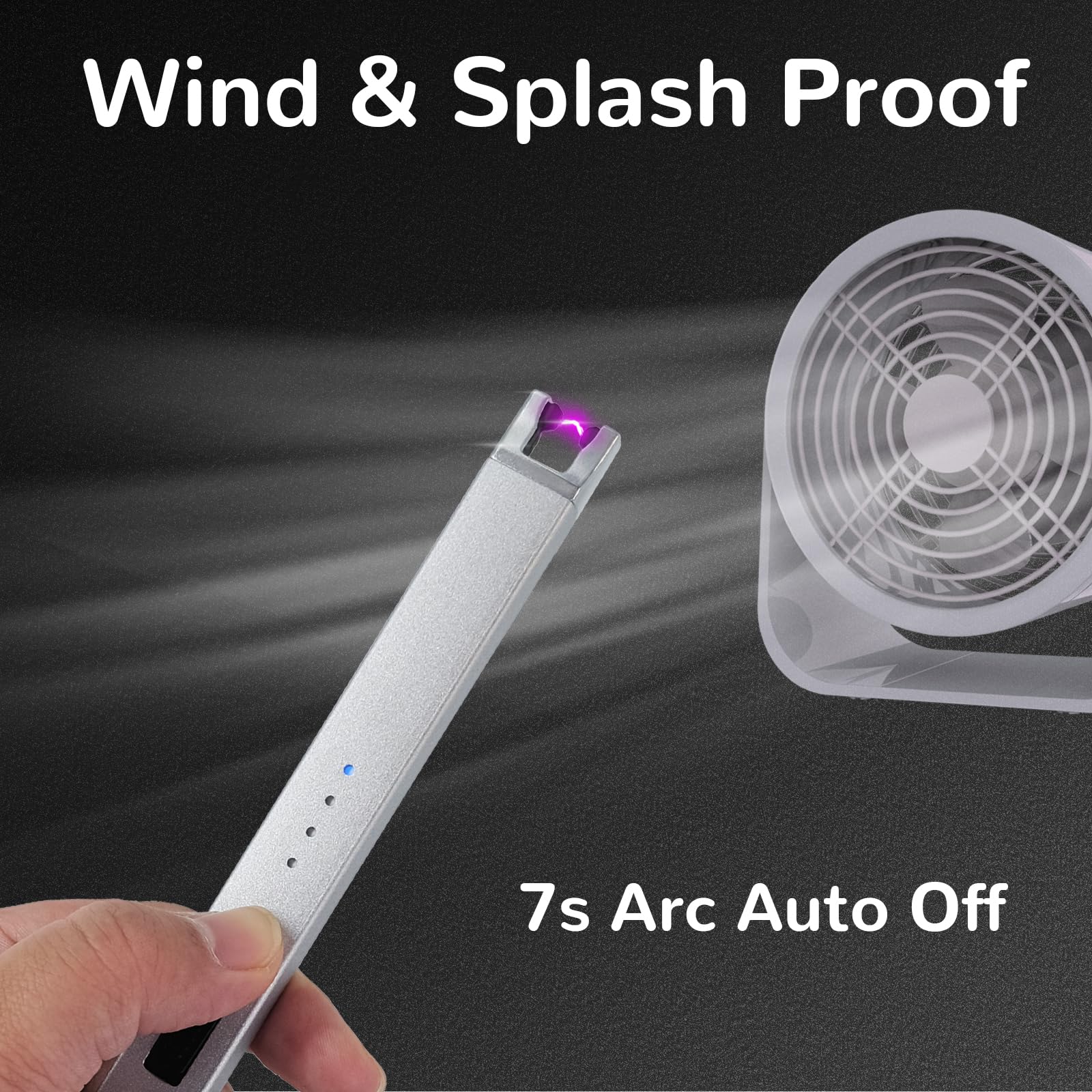 Laffizz USB rechargeable arc lighter Type-C for convenient charging