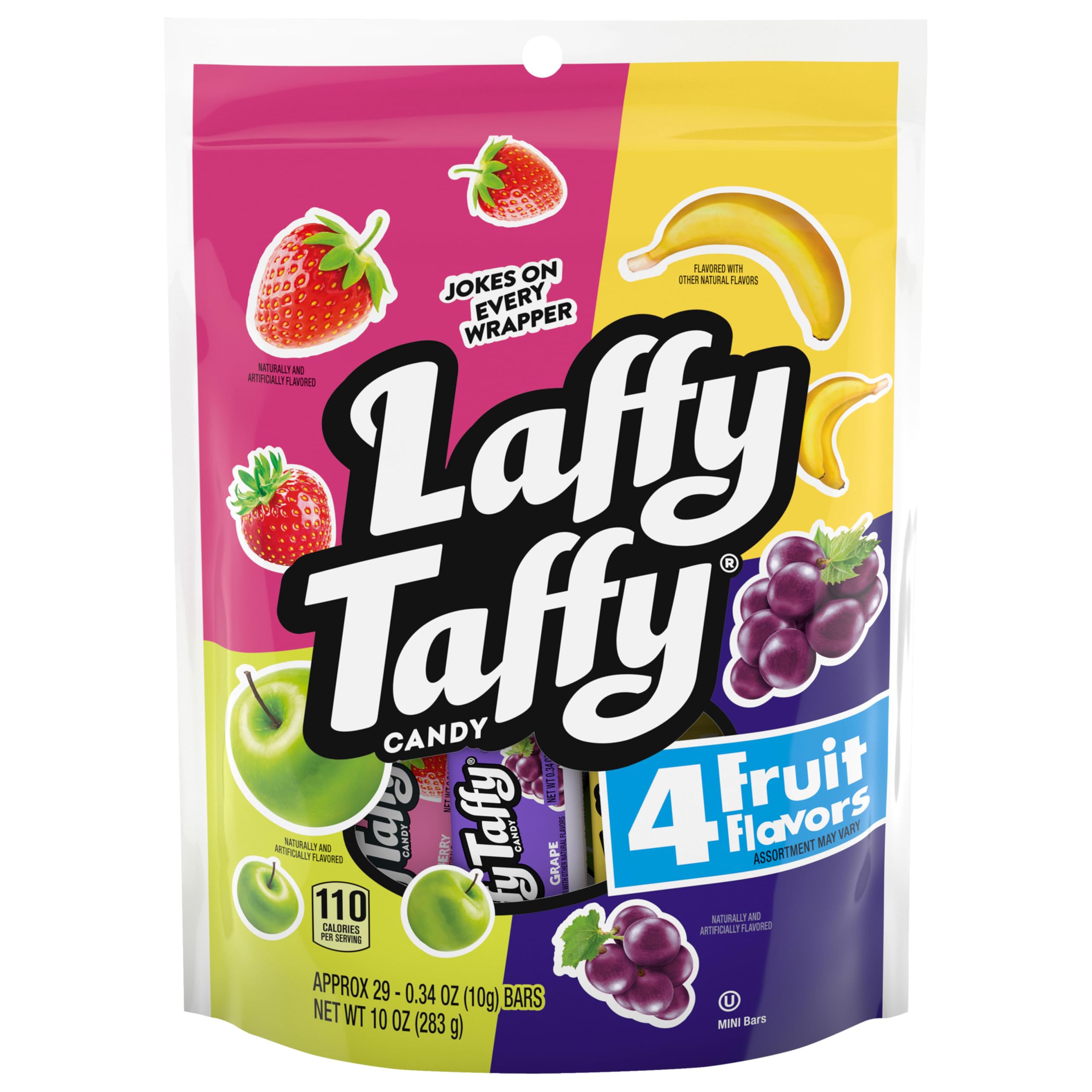 Laffy Taffy chewy creamy texture invites a satisfying bite.