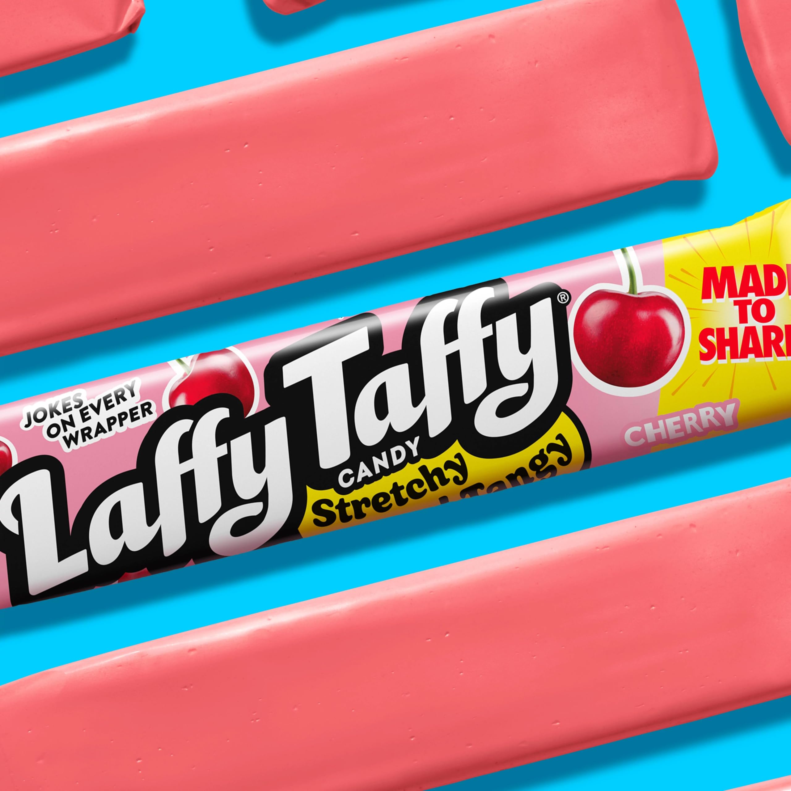 Laffy Taffy wrappers with jokes, playful gift for friends