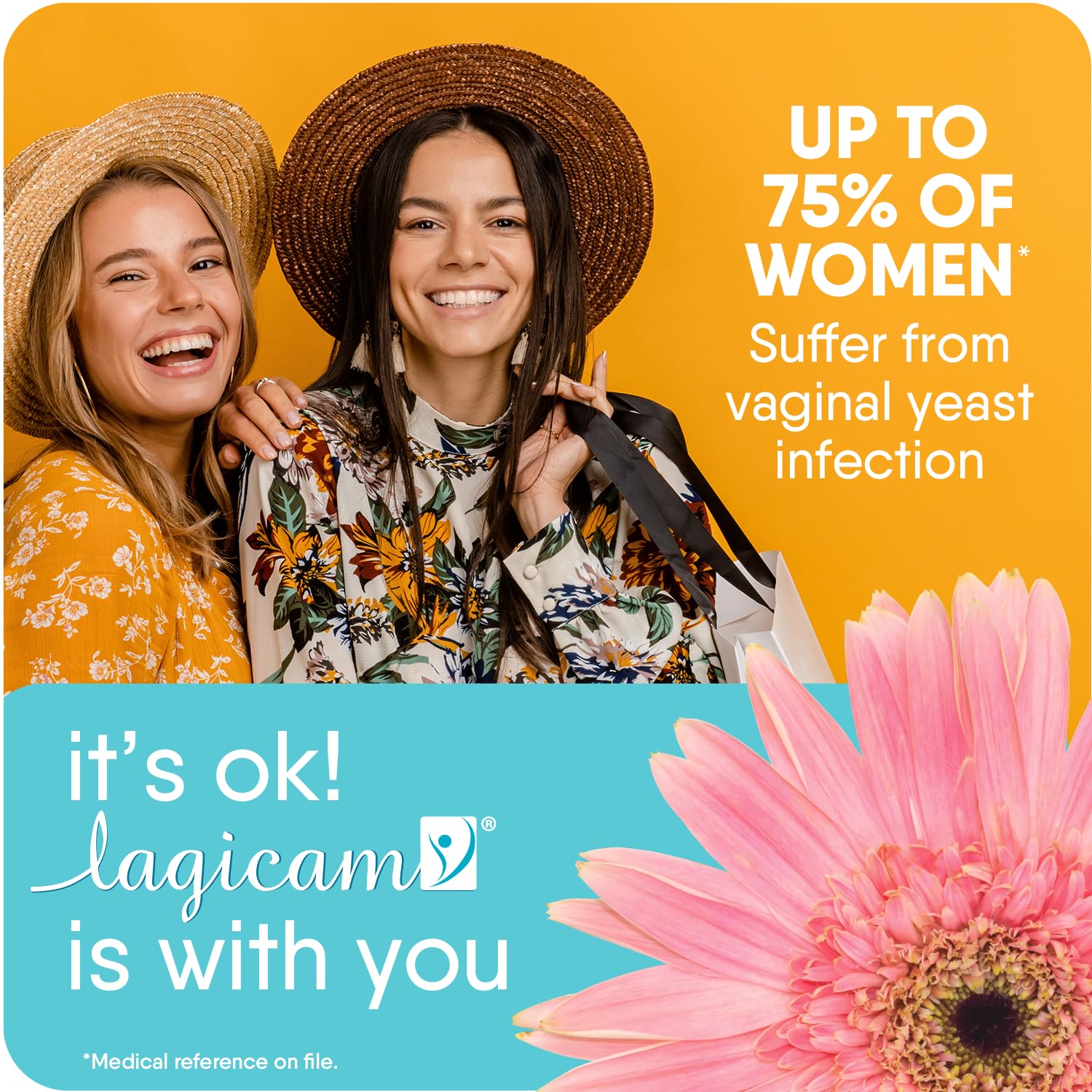 Lagicam V 4% miconazole nitrate active ingredient highlighted for antifungal care