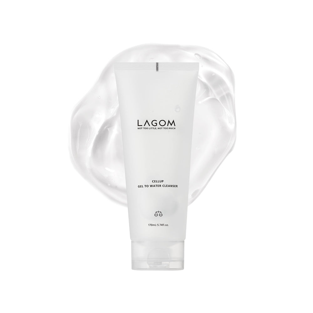 LAGOM Cellup cleanser bottle showing the product design for daily gentle cleansing