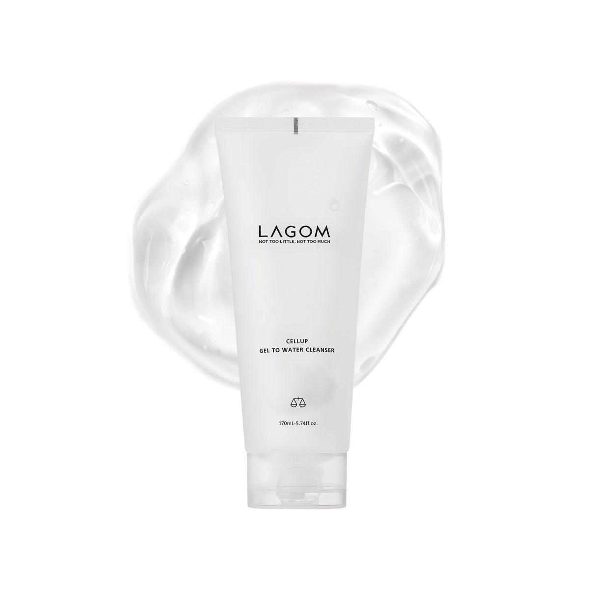 LAGOM Cellup cleanser bottle showing the product design for daily gentle cleansing