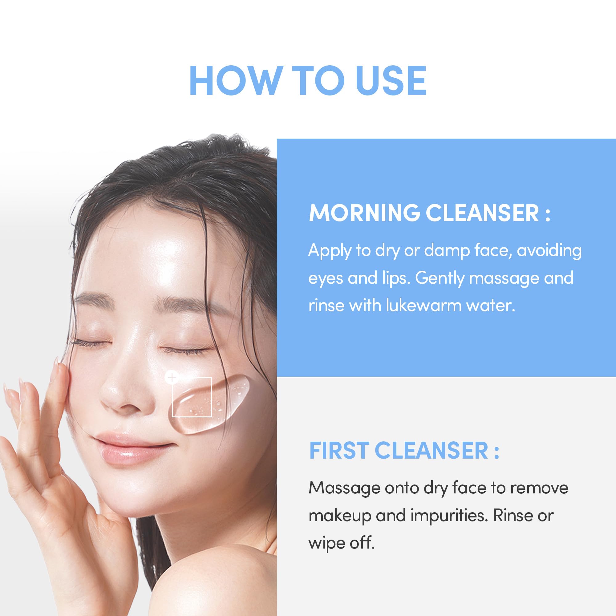 Compact travel-size LAGOM Cellup cleanser for daily use