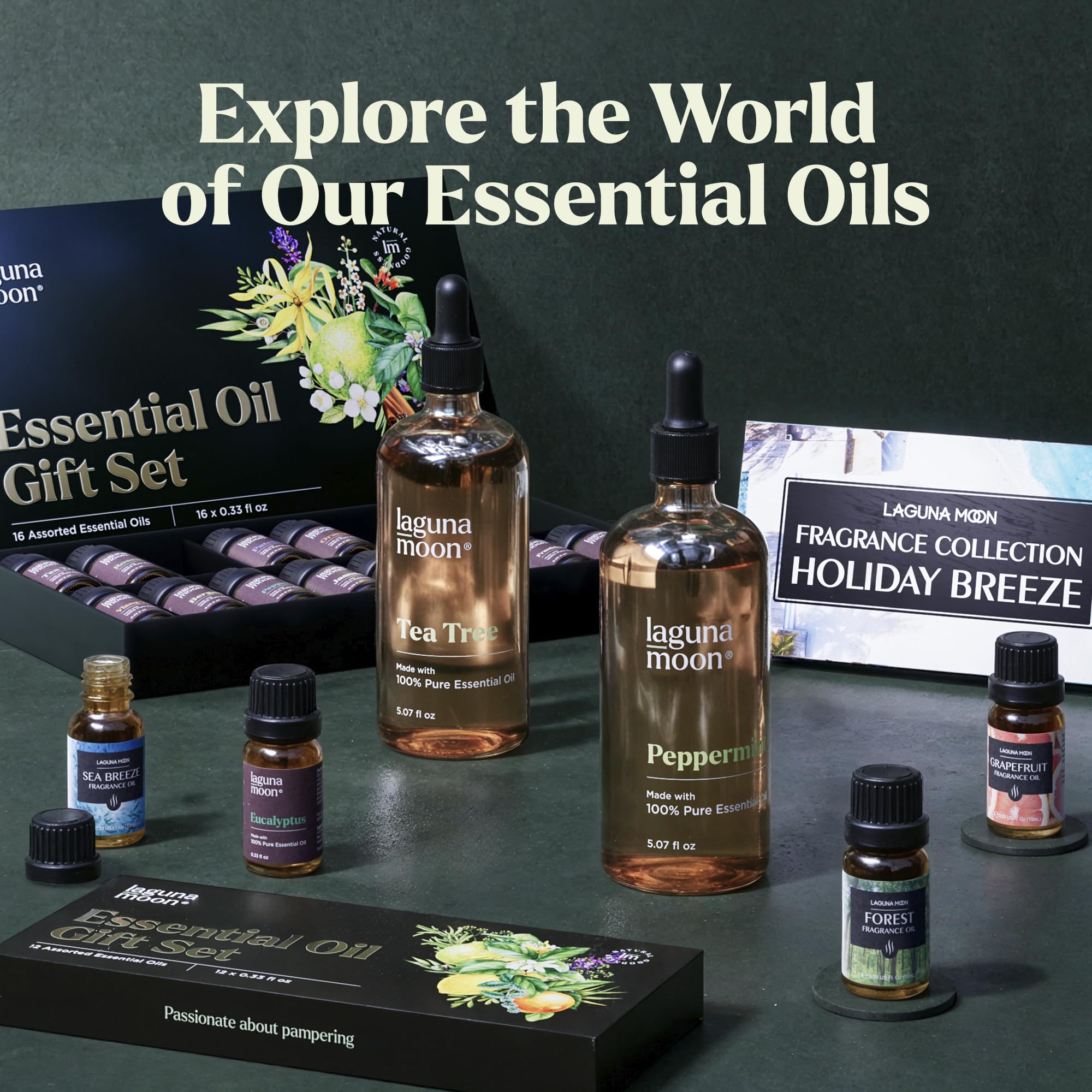 Lagunamoon six-oil set supports DIY candles and soaps with natural scents.