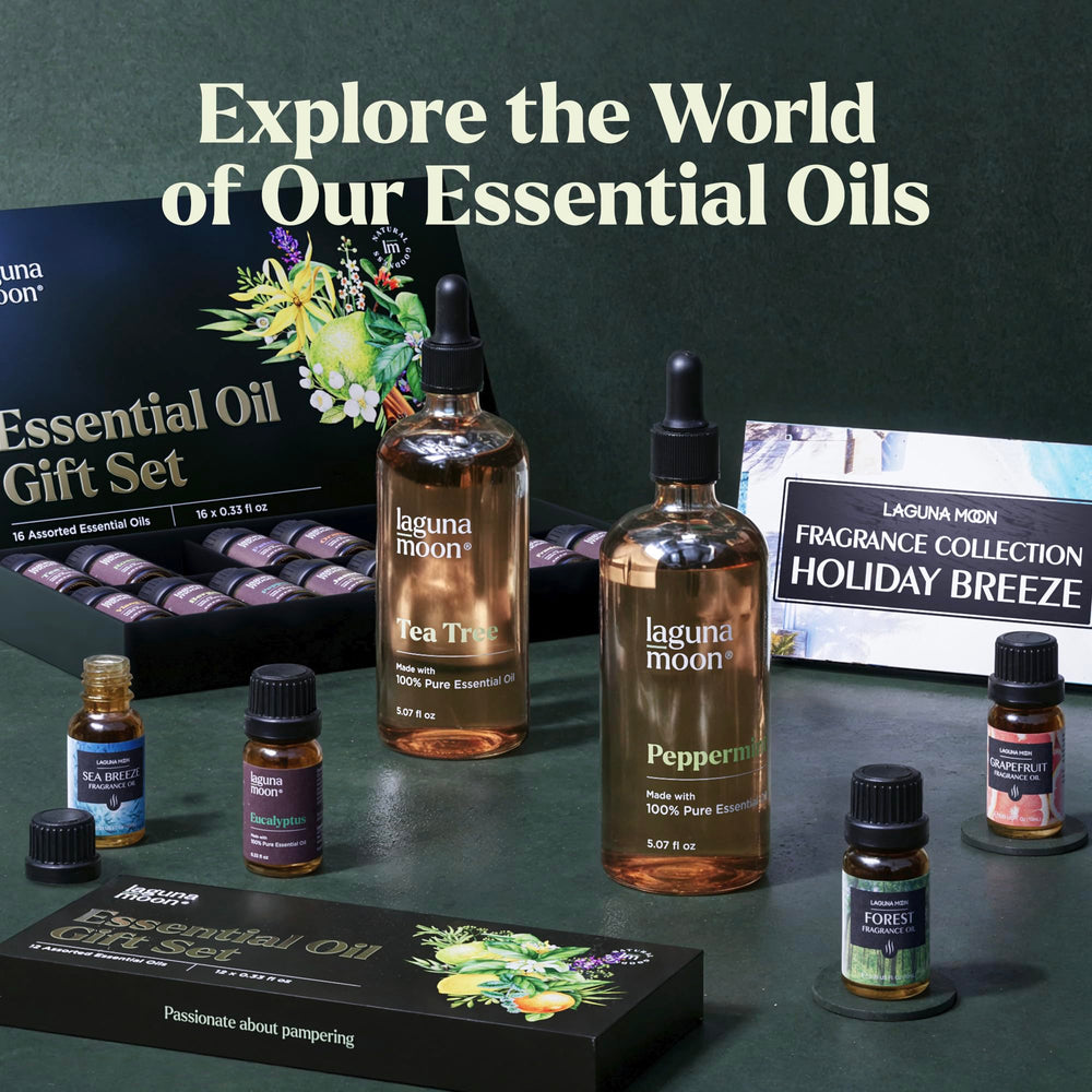 Lagunamoon six-oil set supports DIY candles and soaps with natural scents.