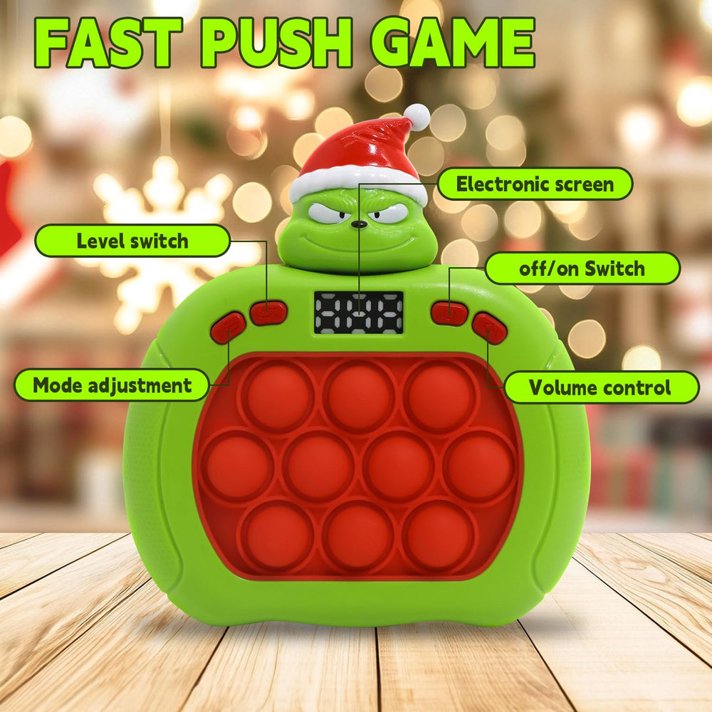 LAHAND Quick Push Pop Game LED level screen shows six modes