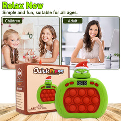 LAHAND Quick Push Pop Game silicone body close-up shows durability