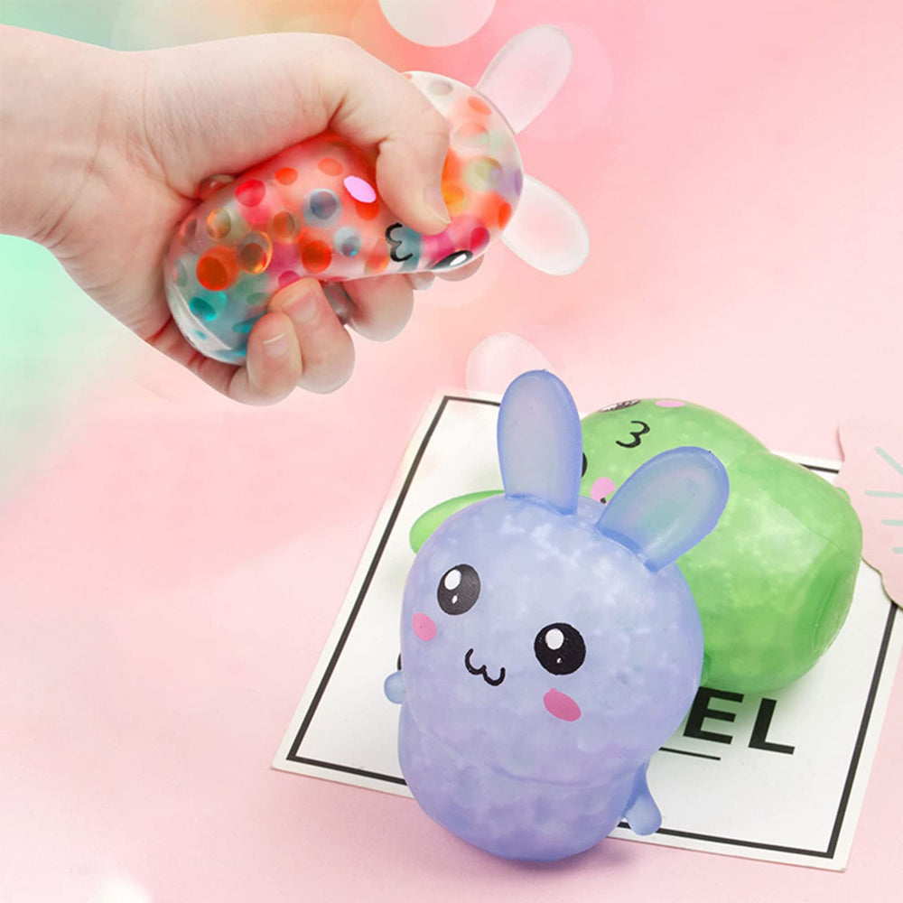 LAHAND Non-toxic silicone safety material for repeated squeezing and gentle use.