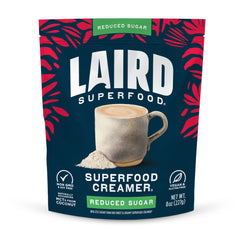 Laird Superfood non-dairy creamer packaging front for dairy-free coffee