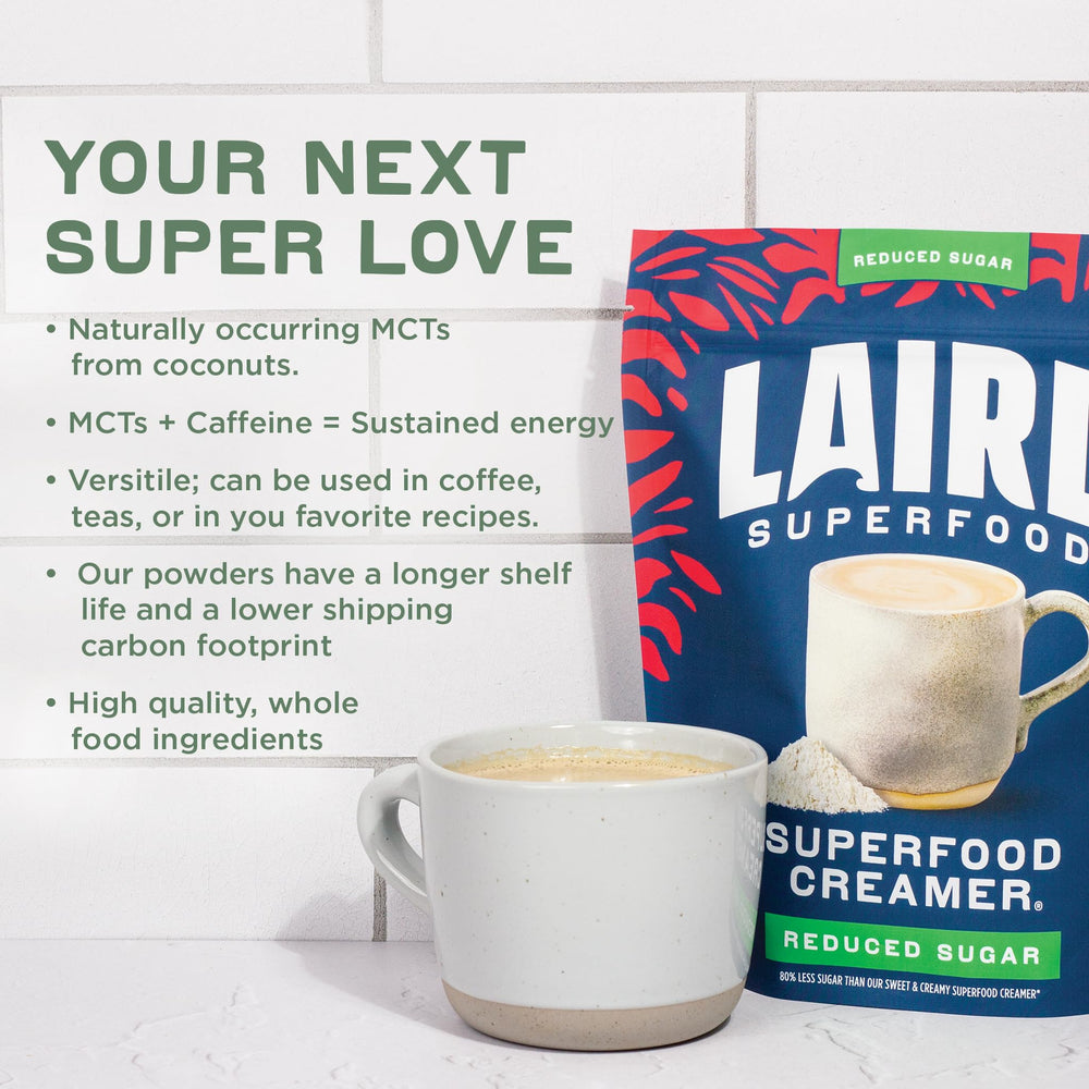 Two tablespoons added to coffee for balanced flavor