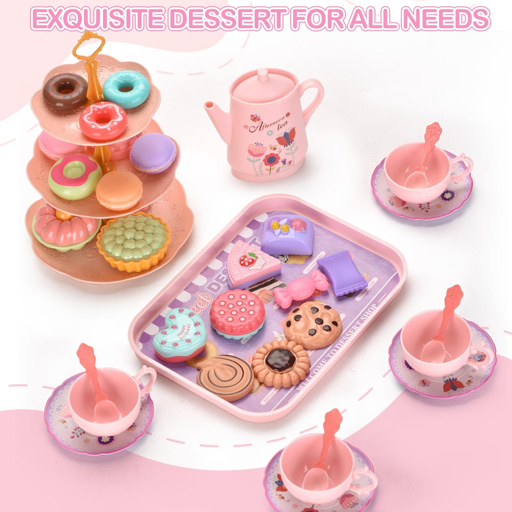 Lajeje kids tea set serving tray enables easy transport during playtime