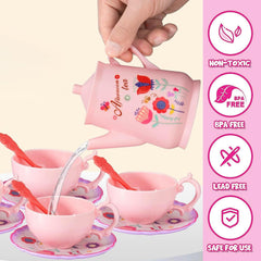 Lajeje kids tea set spoons perfect for stirring and serving pretend tea