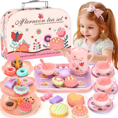 Lajeje kids tea set teapot for imaginative tea parties and storytelling