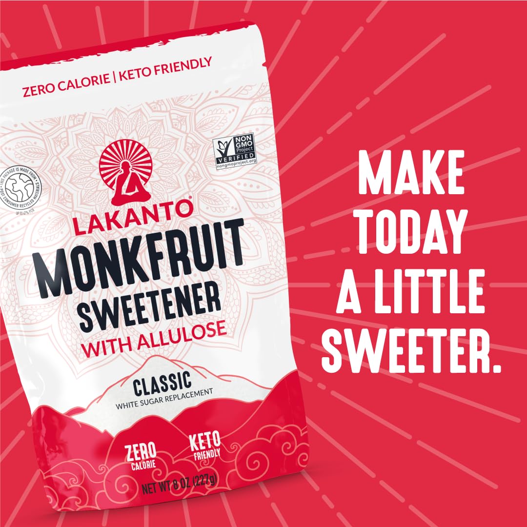 Keto-friendly Lakanto sweetener for low-carb recipes.