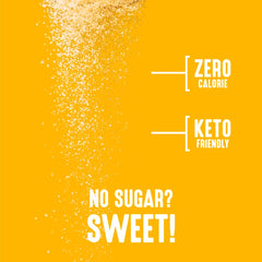 Lakanto Golden Monkfruit Sweetener in a teacup enables sugar-free tea flavor