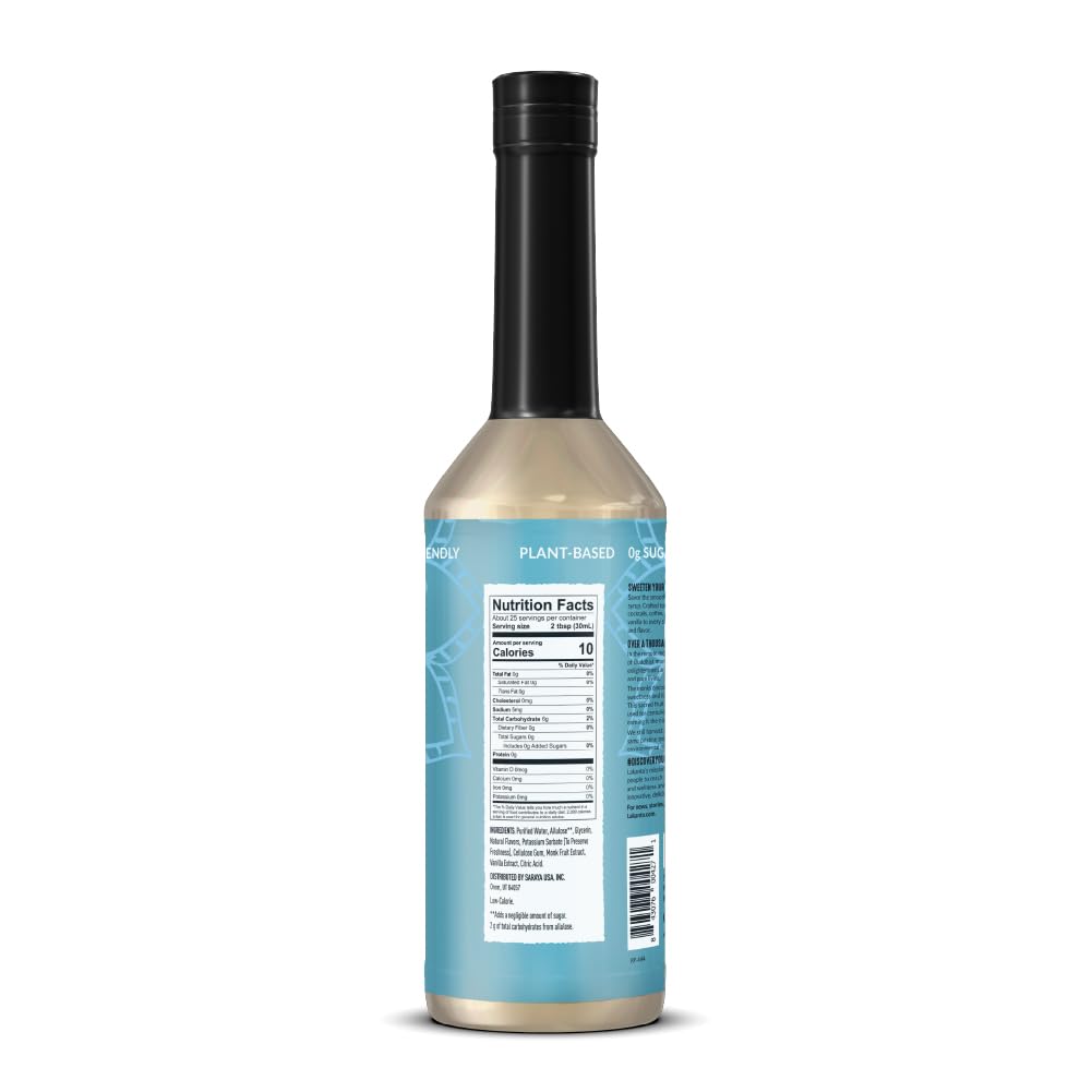 Lakanto Simple Syrup coffee pour enhances morning beverages with zero calories.