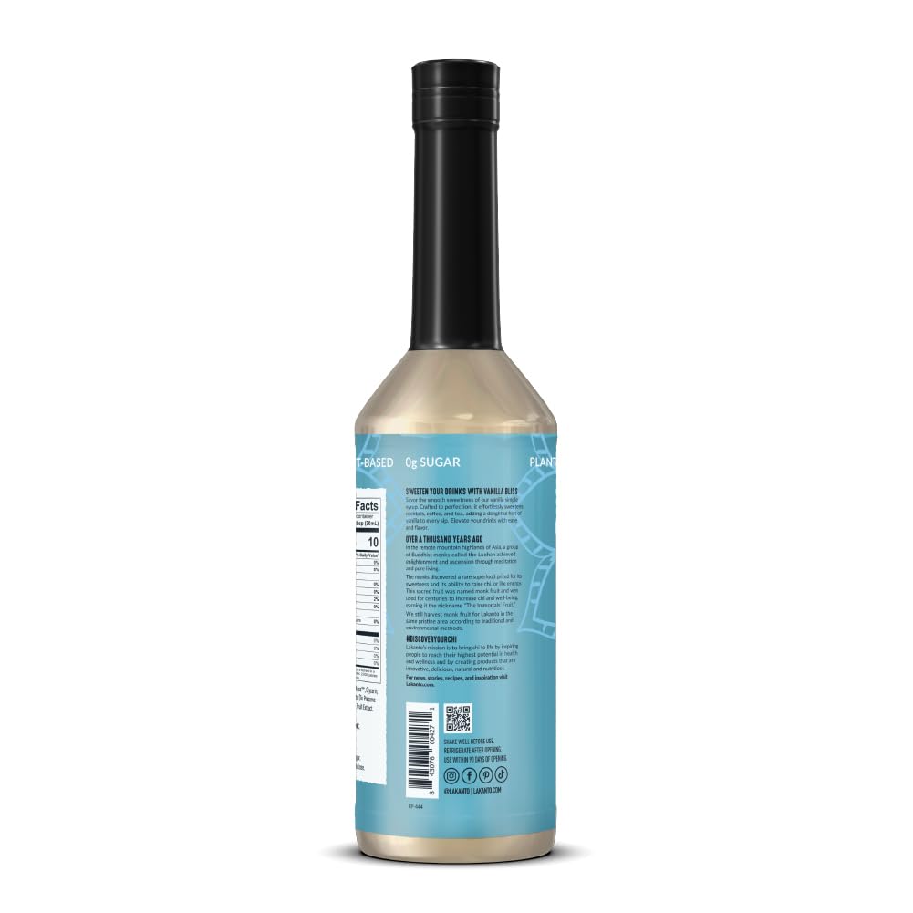 Lakanto Simple Syrup vegan-friendly formula for dairy-free kitchen use.