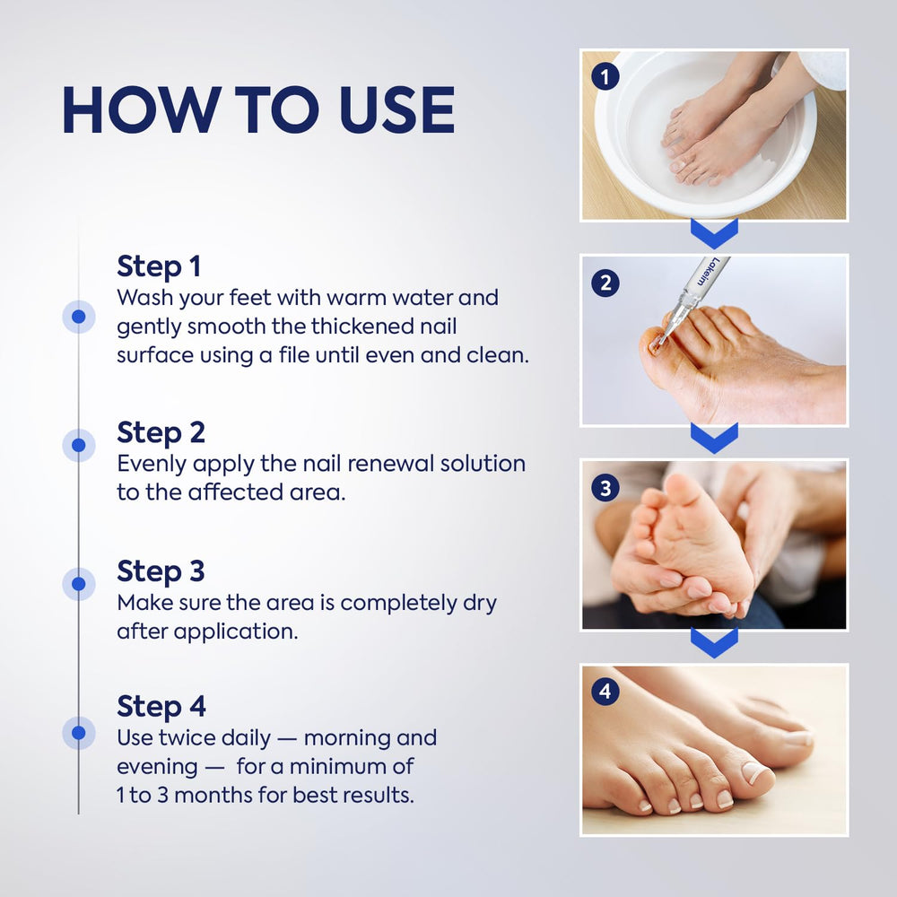 Lakeim fast-dry non-greasy formula on nails during daily use.