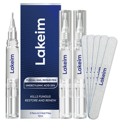 Lakeim Toenail Fungus Treatment Pen applying precisely to nails for targeted care and improved appearance.