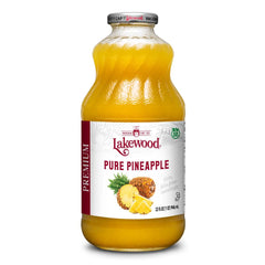 Lakewood Pineapple Juice 32oz bottle, tropical flavor for quick mixes