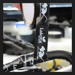 Lakota Naturals rodent tape automotive-application delivers durable, heat-resistant protection for engine wiring.