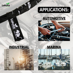 Lakota Naturals rodent tape marine-application guards wire harnesses on boats and yachts.