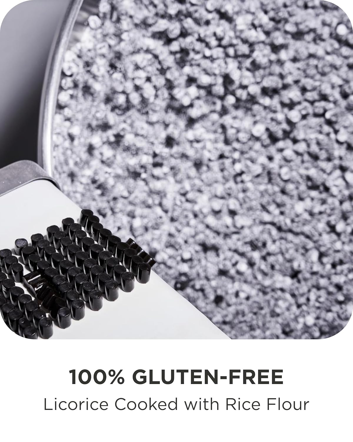 LAKRIDS BY BÜLOW vegan gluten-free licorice made with rice flour.