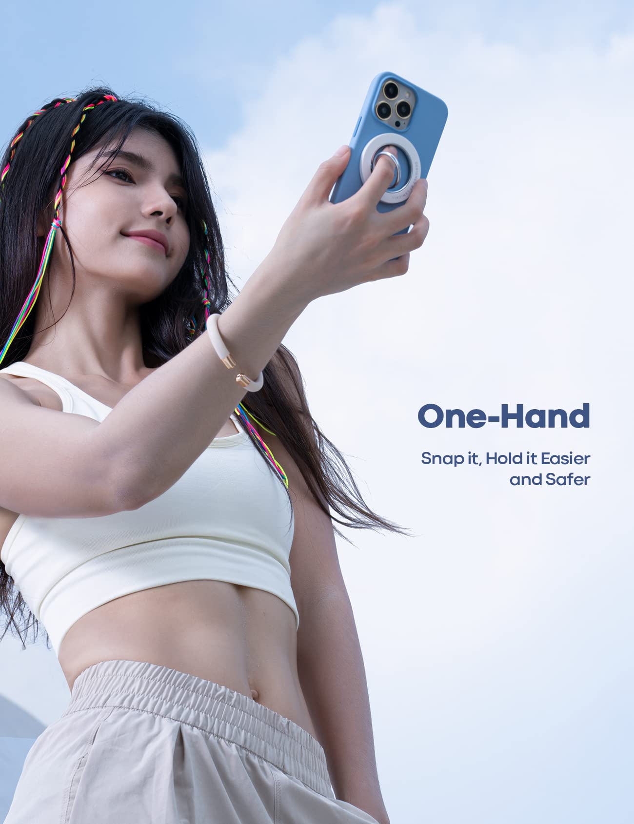 Lamicall 360-degree rotation mechanism enables easy viewing angles