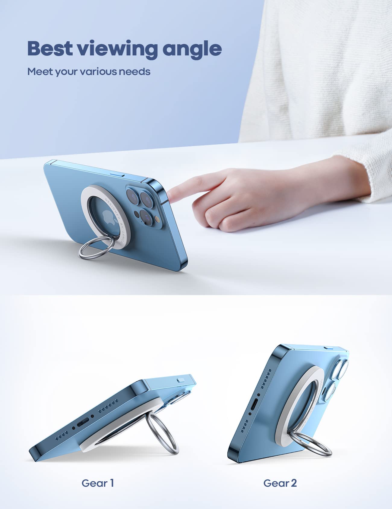 Lamicall desktop kickstand for hands-free browsing and watching