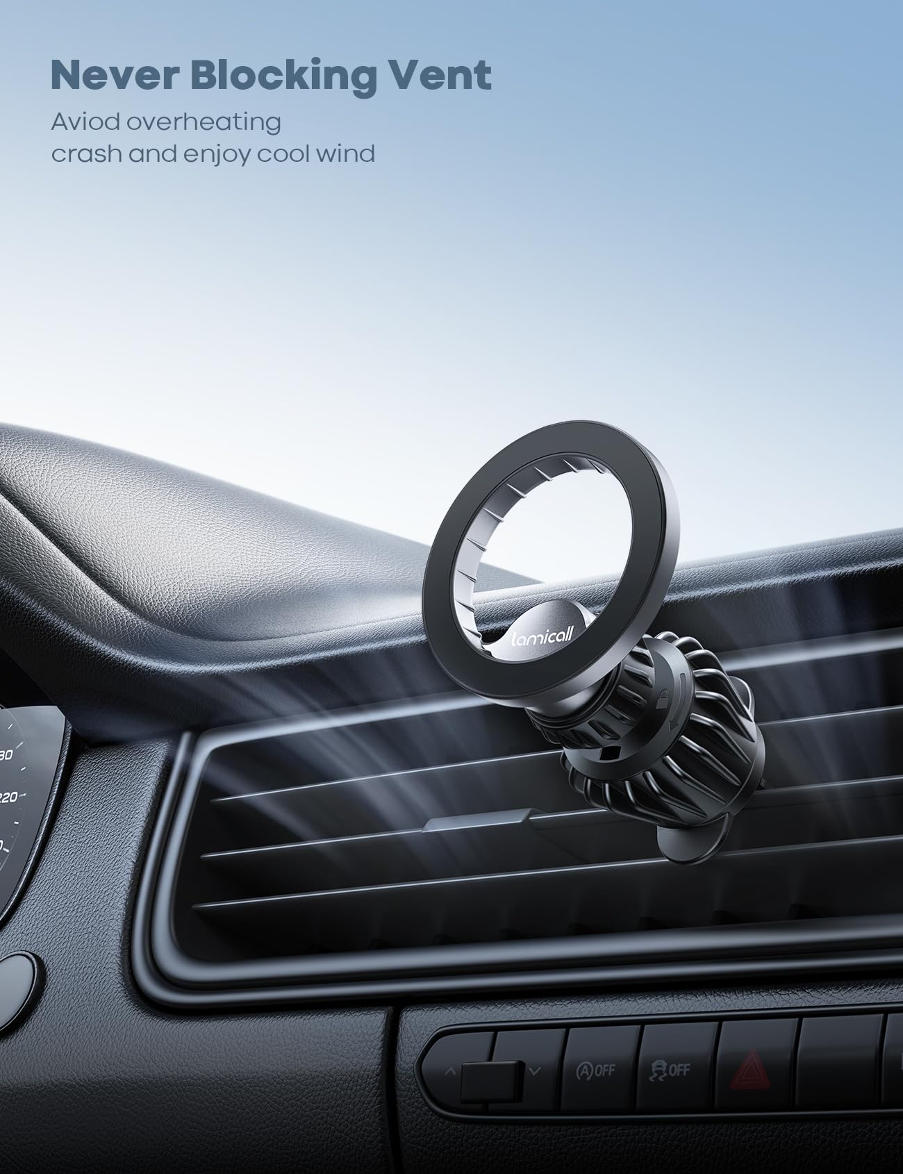 Lamicall rubber pad protects your device from scratches during use.