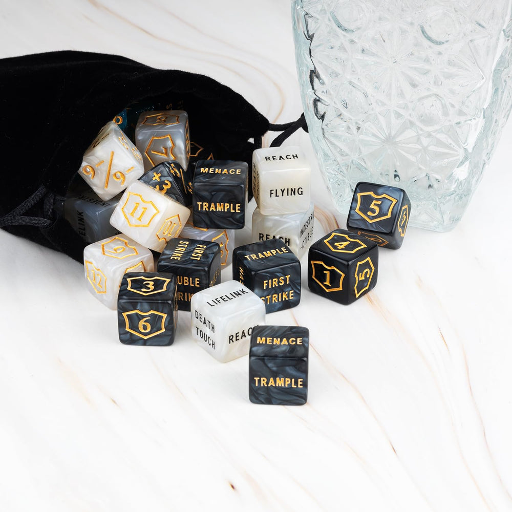LAMJAM acrylic dice counters are durable, safe, and lightweight for travel.