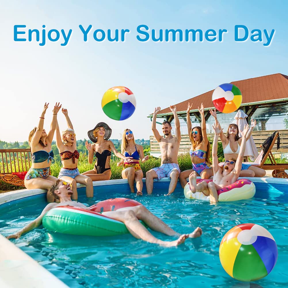 Lamnhin beach ball decorations add color to summer celebrations and kids' activities.