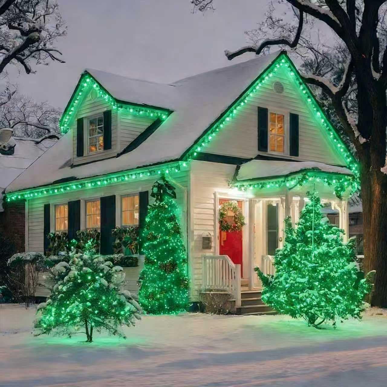 LAMPHOME indoor decorative mood lighting for windows and walls.