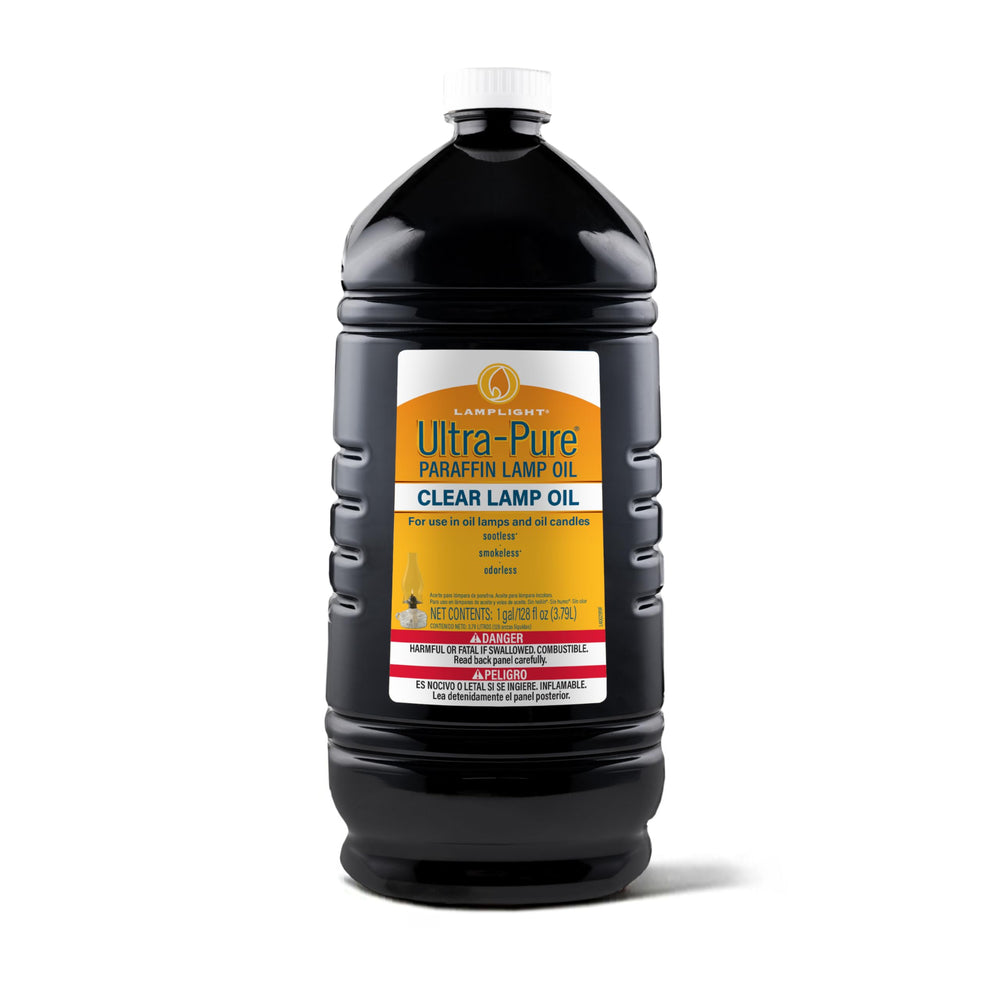 Lamplight Ultra-Pure Lamp Oil bottle pour for easy indoor refills