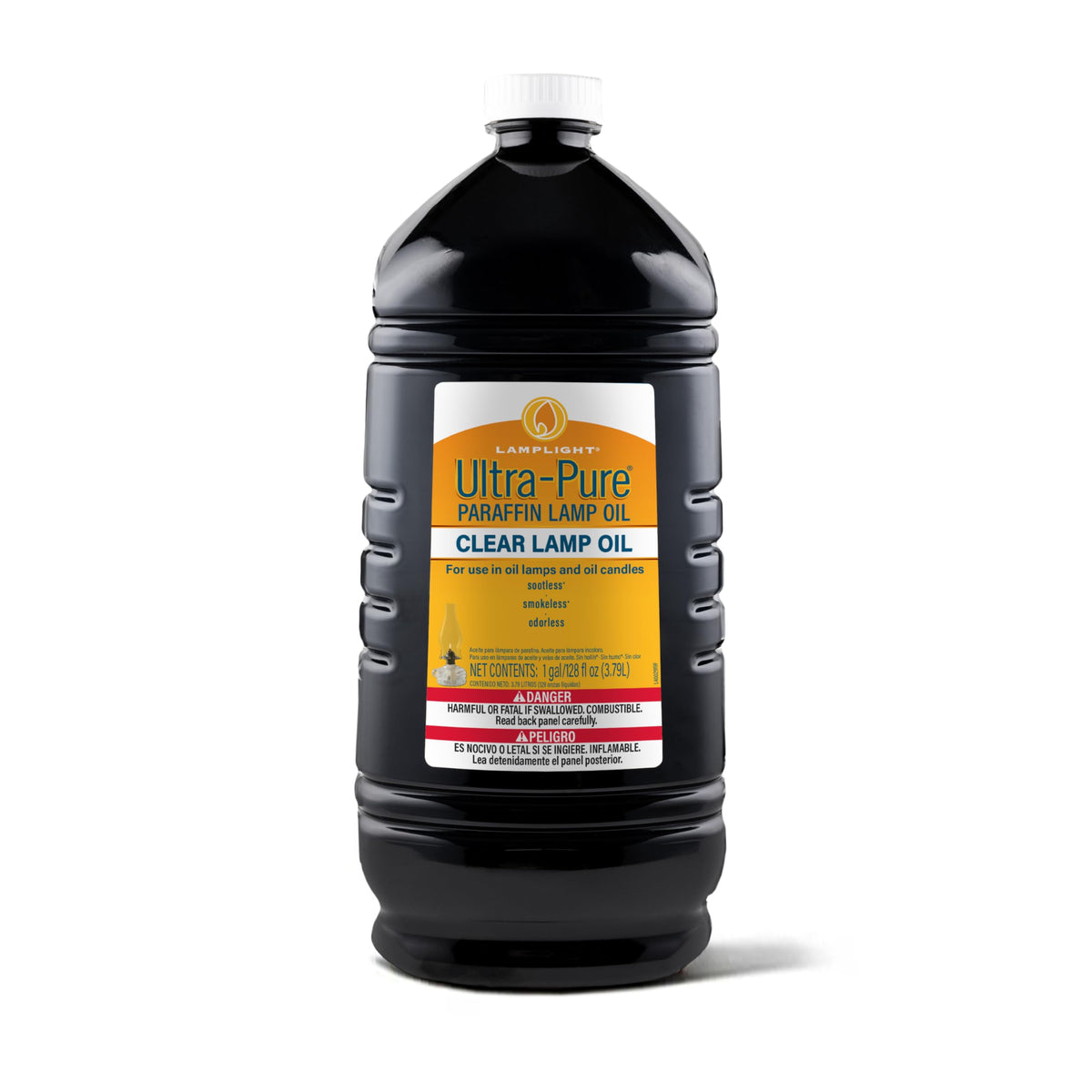 Lamplight Ultra-Pure Lamp Oil bottle pour for easy indoor refills