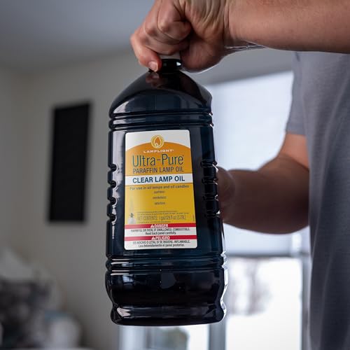 Lamplight Ultra-Pure Lamp Oil clear formula for a clean indoor look