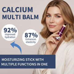 Lampolar balm applied around the eye area for lightweight moisture
