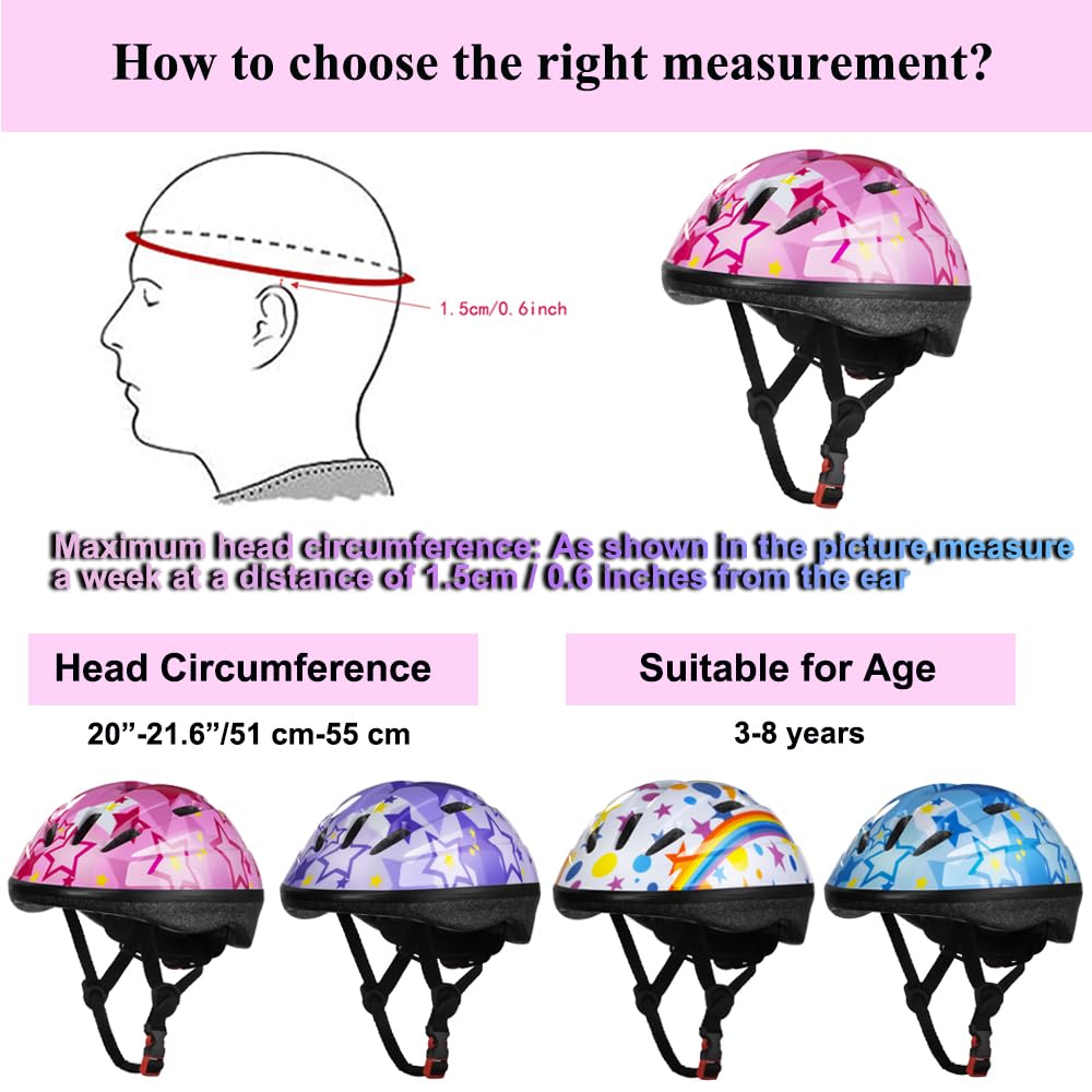 Lamsion kids helmet with adjustable straps for secure, comfortable wear