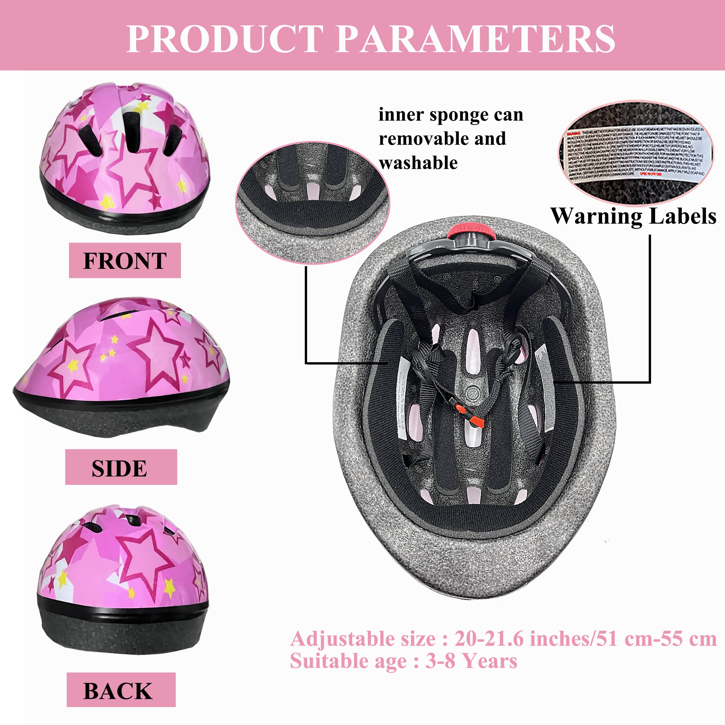 Lamsion protective gear set includes knee, elbow, and wrist pads for full protection