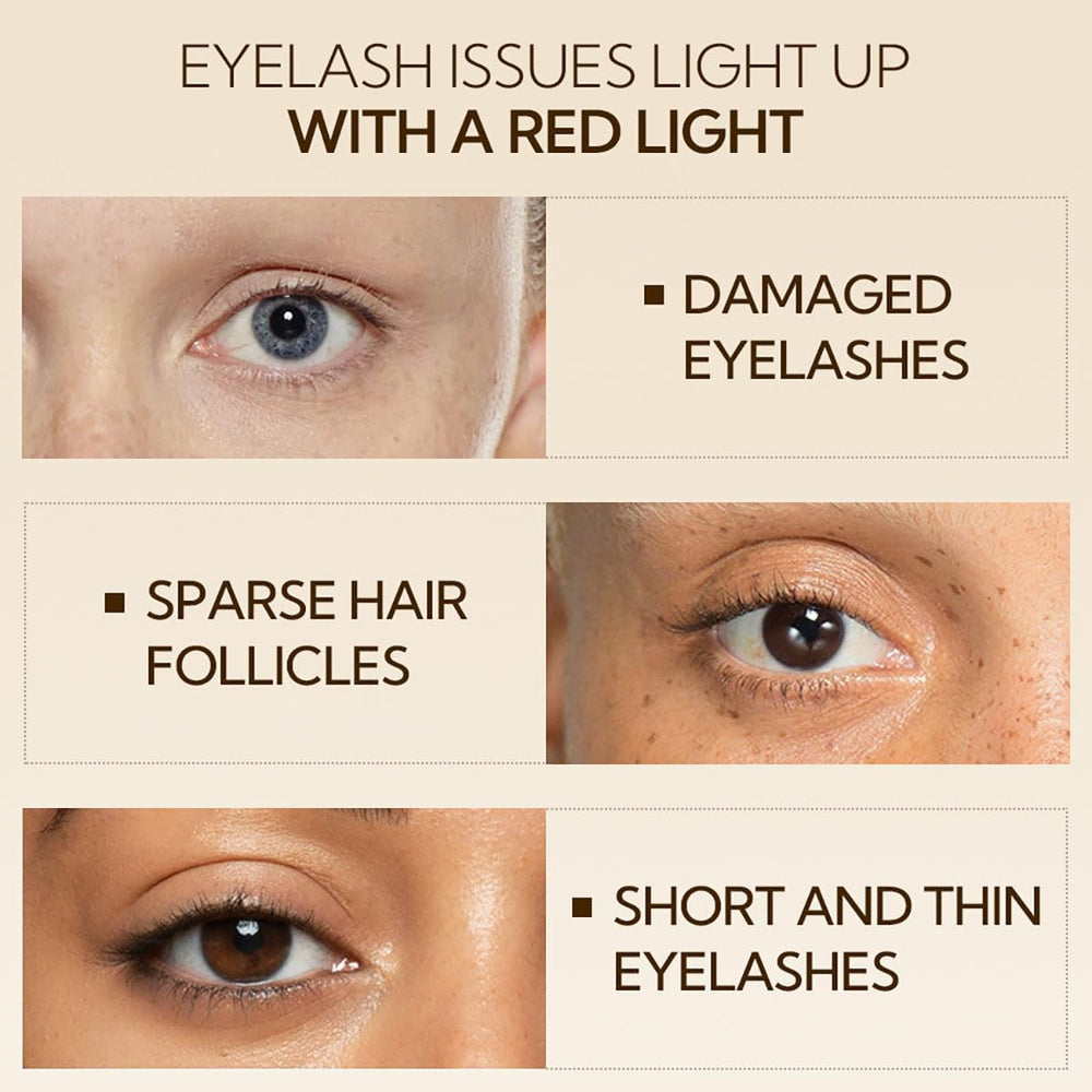 LANBENA applicator brush gliding along the lash line for precise application.