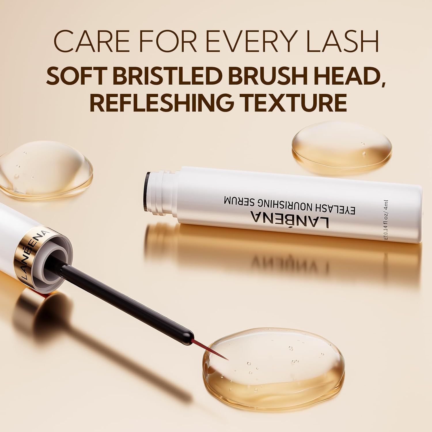 LANBENA bottle and brush in a portable travel kit for discreet application.
