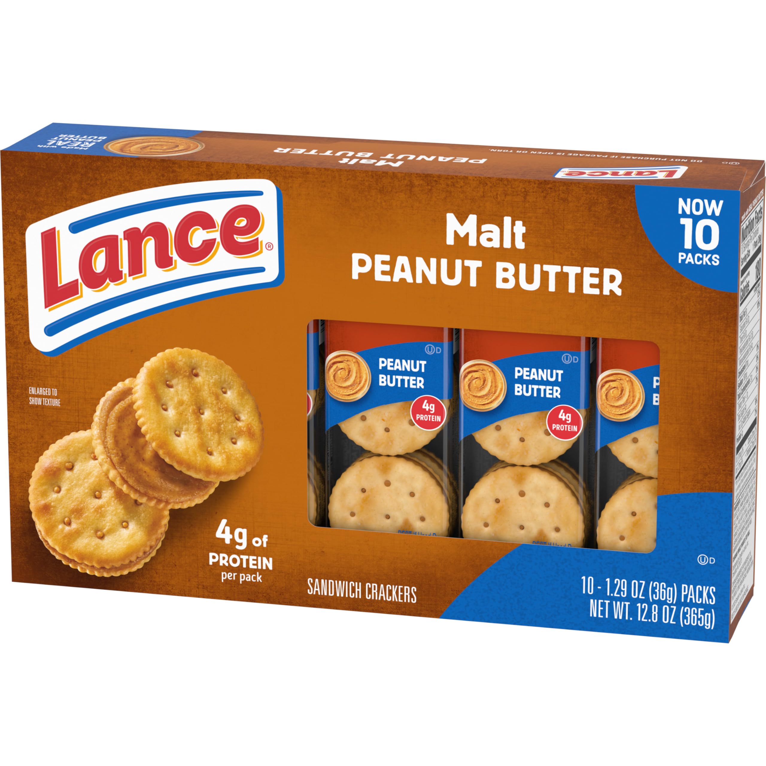 Lance box with 10 packs demonstrates organized, easy portioning for snacks.
