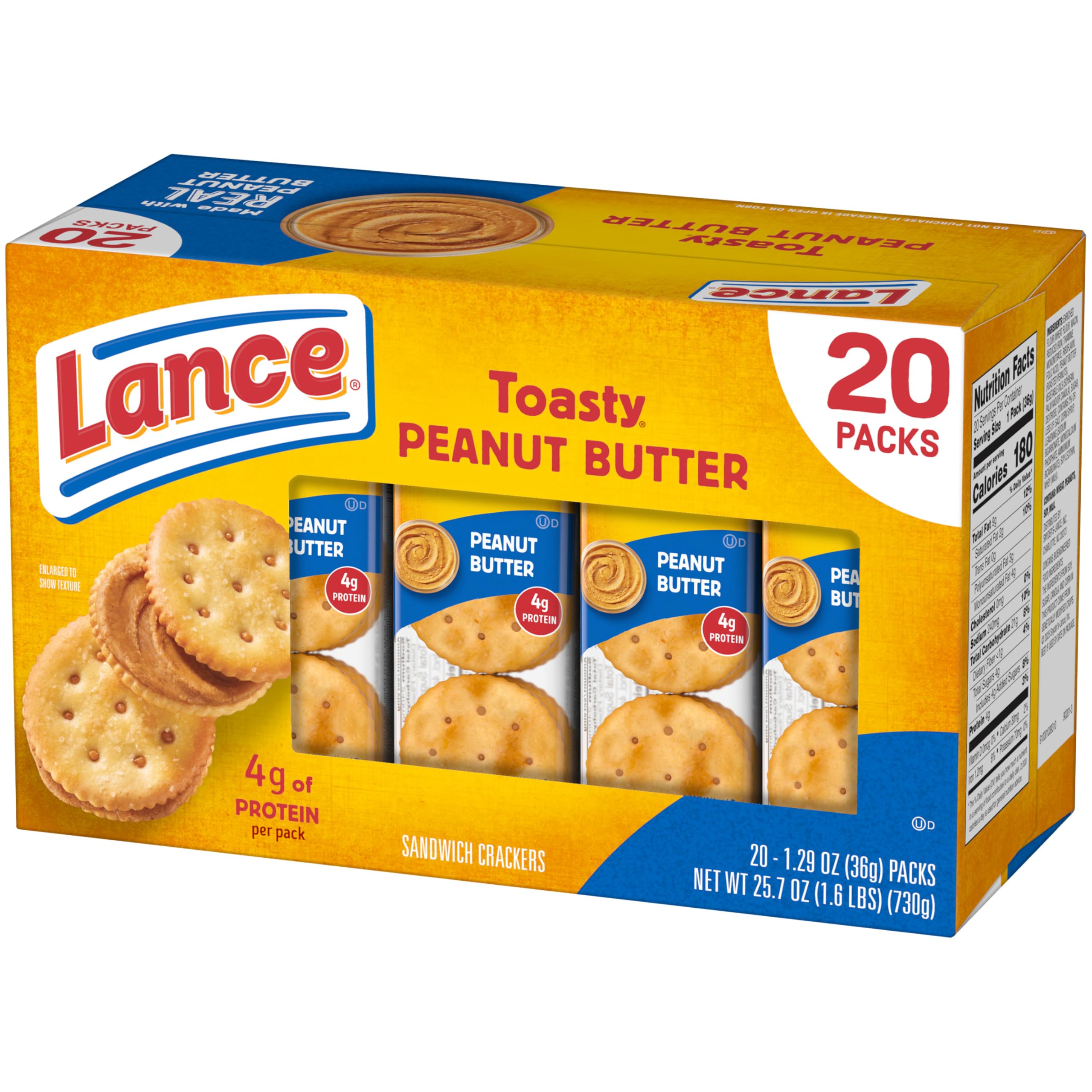 Lance brand image highlighting over 100 years of snack-making history.