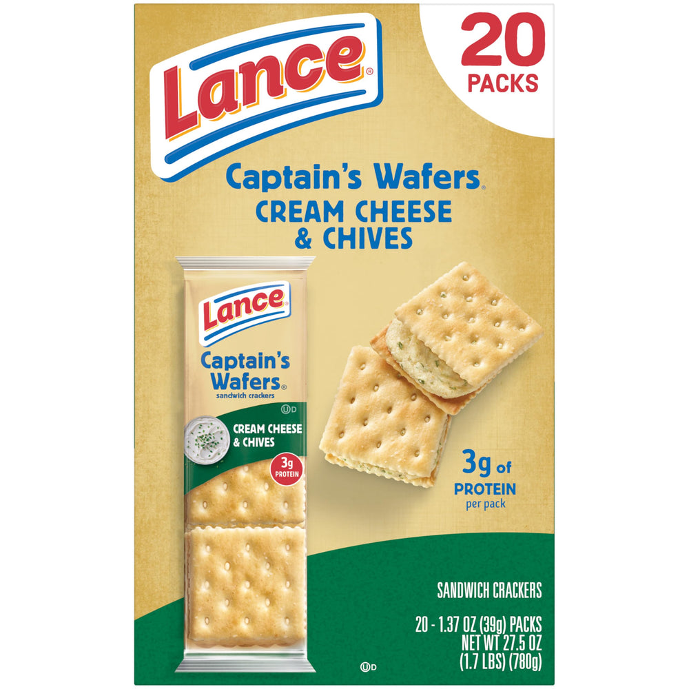 Lance Captain's Wafers lunchbox scene demonstrates on-the-go snacking for busy days.