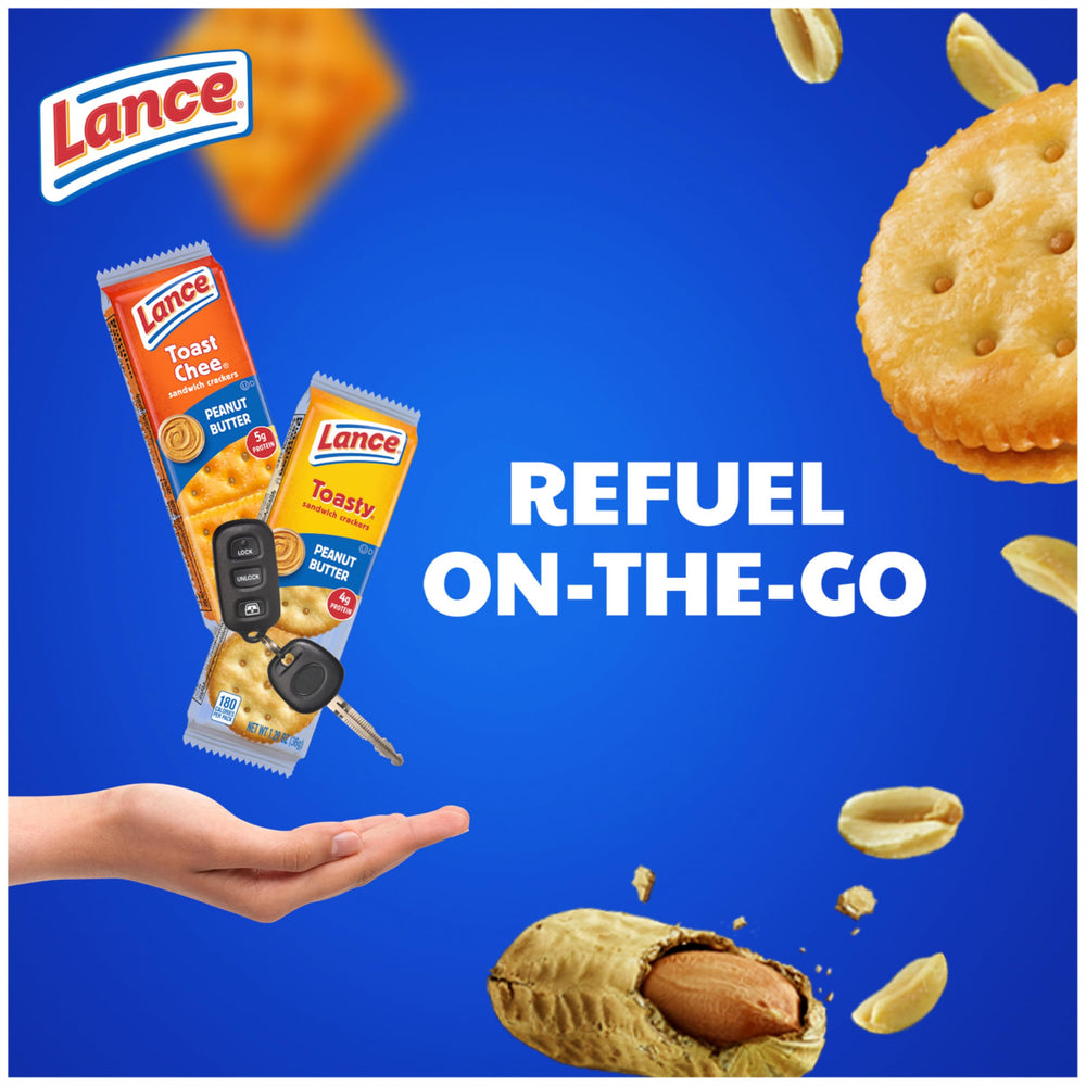 Lance cracker texture detail emphasizing crisp crunch.